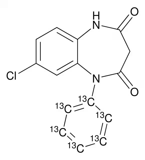 N-去甲基氯巴占-13C6 标准溶液