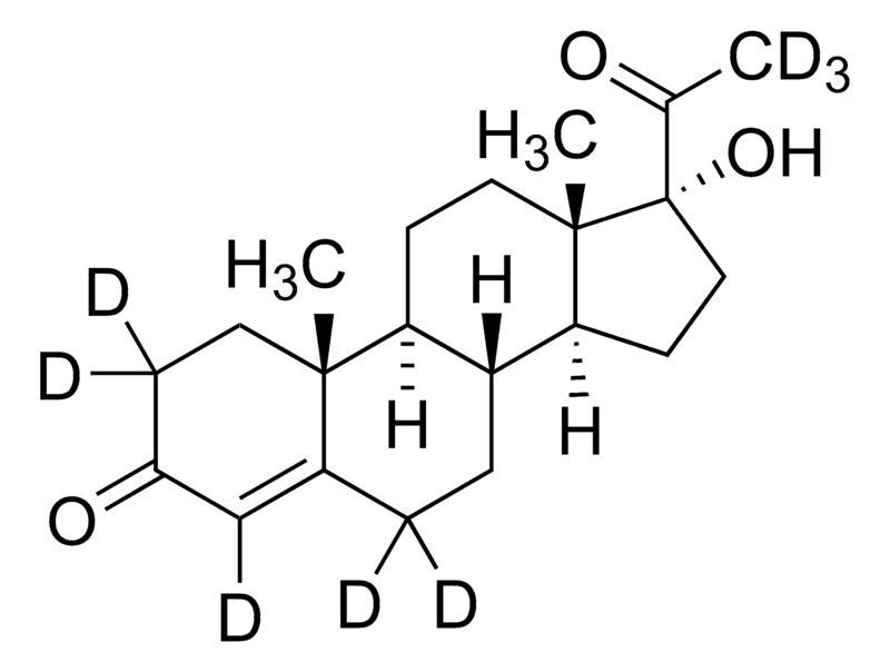 17Α-羟孕酮-D8标准品