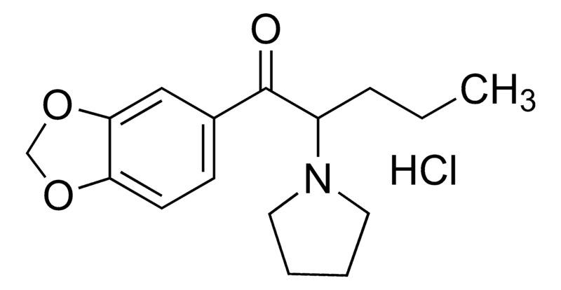 1-(3,4-亚甲基二氧苯基)-2-吡咯烷-1-基戊酮盐酸盐标准品