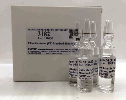 SRM 3182  氯化物阴离子 (Cl–) 标准溶液