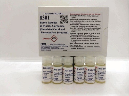RM 8301 海相碳酸盐中的硼同位素标准品