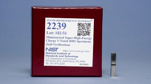 SRM 2239 小型化超高能夏比V型缺口RHS标准品