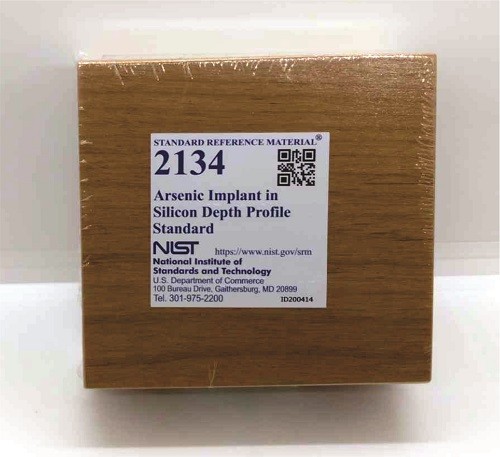 SRM 2134  硅深度剖面标准中的砷植入标准品