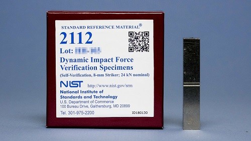 SRM 2112  动态冲击力验证样本(自验证，8毫米前锋；24 kN标称)