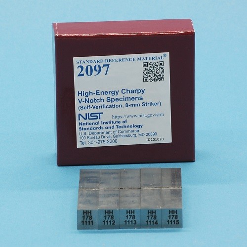 SRM 2097  高能Charpy V-缺口标本(自验证，8毫米射手)