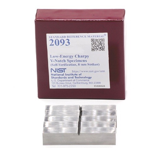 SRM 2093  低能量Charpy V-缺口样本(自验证，8毫米射手)