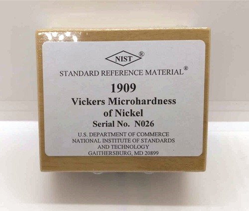 SRM 1909 镍的维氏显微硬度标准品