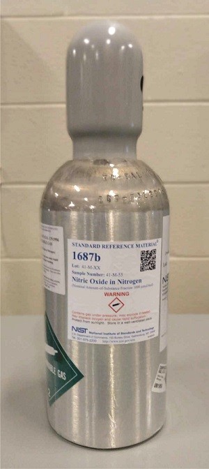 SRM 1687b 氮气中的一氧化氮(公称量-物质分数1000毫微升/摩尔)标准品