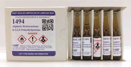 SRM 1494  2，2，4-三甲基戊烷中的脂肪族烃标准品
